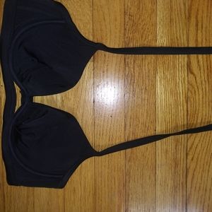 Women's black bikini top size 34b/c